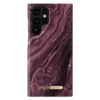 IDeal Of Sweden - Galaxy S22 Ultra 5G Coque Golden Plum Marble -Mobilemania Magasin ideal of sweden galaxy s22 ultra 5g coque golden plum marble