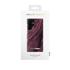 IDeal Of Sweden - Galaxy S22 Ultra 5G Coque Golden Plum Marble -Mobilemania Magasin ideal of sweden galaxy s22 ultra 5g coque golden plum marble 2
