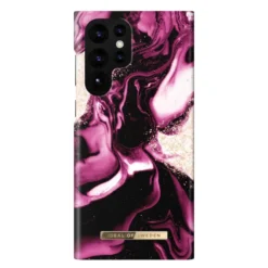 IDeal Of Sweden - Galaxy S22 Ultra 5G Coque Golden Ruby Marble