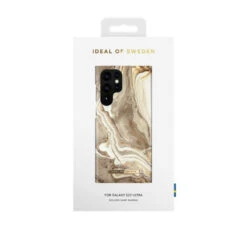 IDeal Of Sweden - Galaxy S22 Ultra 5G Coque Golden Sand Marble -Mobilemania Magasin ideal of sweden galaxy s22 ultra 5g coque golden sand marble 2