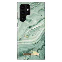 IDeal Of Sweden - Galaxy S22 Ultra 5G Coque Mint Swirl Marble