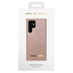 IDeal Of Sweden - Galaxy S22 Ultra 5G Coque Rose Smoke Croco -Mobilemania Magasin ideal of sweden galaxy s22 ultra 5g coque rose smoke croco 2