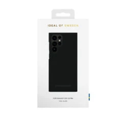 IDeal Of Sweden - Galaxy S22 Ultra 5G Coque SEAMLESS Coal Black -Mobilemania Magasin ideal of sweden galaxy s22 ultra 5g coque seamless coal black 2