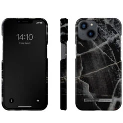 IDeal Of Sweden - IPhone 13 Coque Black Thunder Marble -Mobilemania Magasin ideal of sweden iphone 13 coque black thunder marble 2