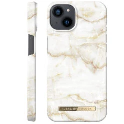 IDeal Of Sweden - IPhone 13 Coque Golden Pearl Marble -Mobilemania Magasin ideal of sweden iphone 13 coque golden pearl marble 1