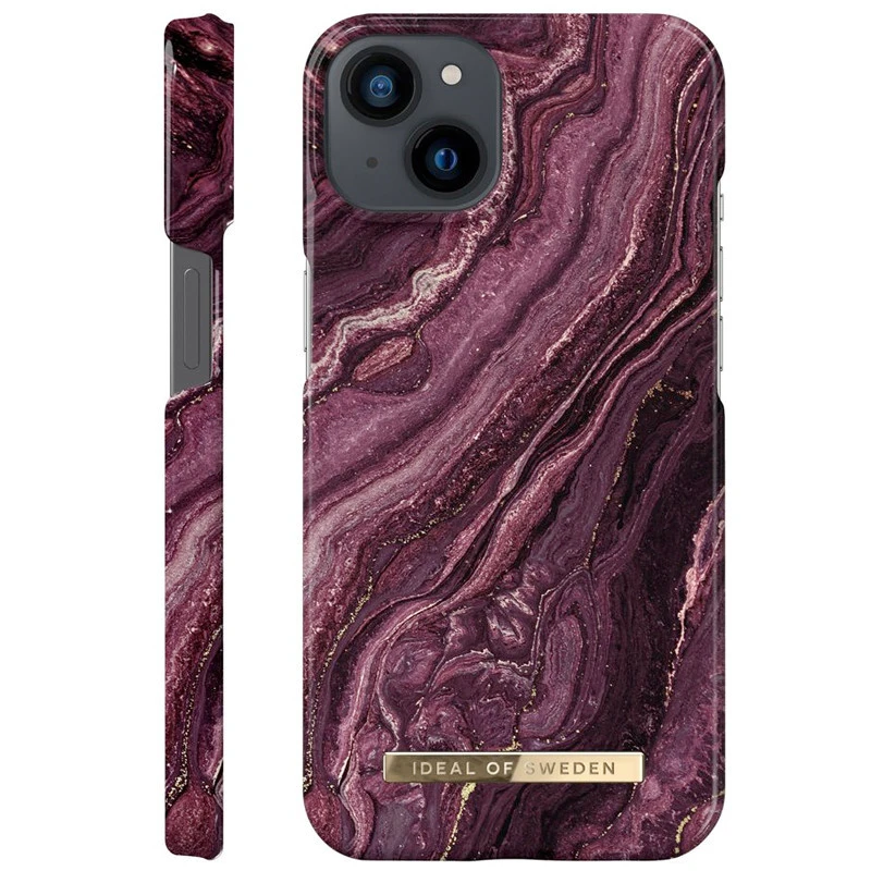 IDeal Of Sweden - IPhone 13 Coque Golden Plum Marble 4 IDeal Of Sweden - IPhone 13 Coque Golden Plum Marble – Image 2