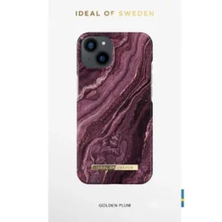 IDeal Of Sweden - IPhone 13 Coque Golden Plum Marble 13 IDeal Of Sweden - IPhone 13 Coque Golden Plum Marble -Mobilemania Magasin ideal of sweden iphone 13 coque golden plum marble 5