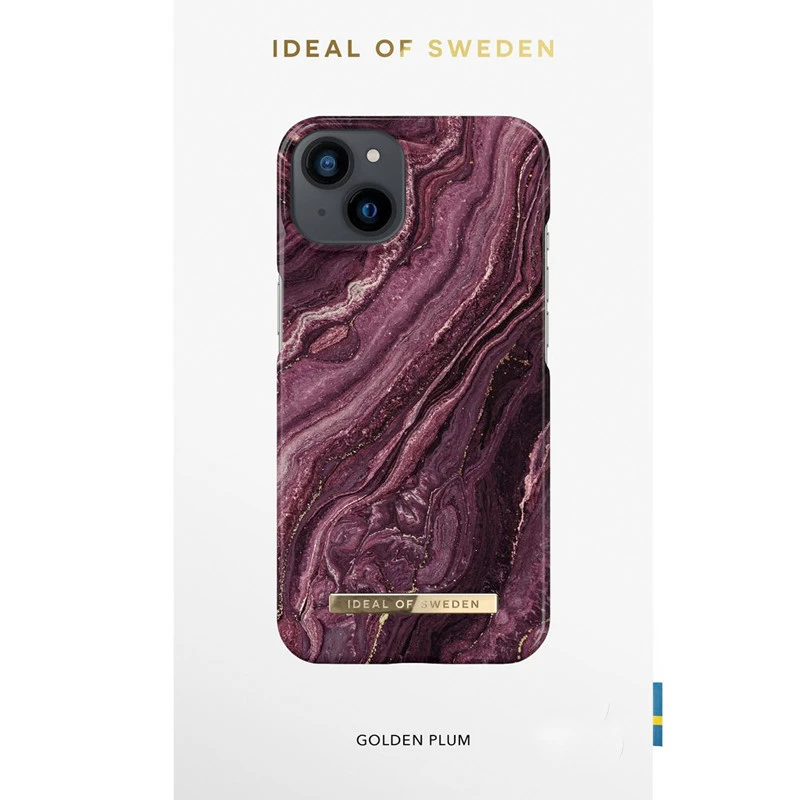 IDeal Of Sweden - IPhone 13 Coque Golden Plum Marble 8 IDeal Of Sweden - IPhone 13 Coque Golden Plum Marble – Image 6