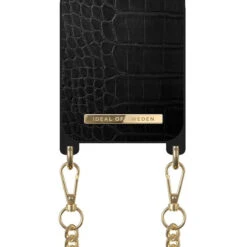 IDeal Of Sweden - IPhone 13 Coque Jet Black Croco -Mobilemania Magasin ideal of sweden iphone 13 coque jet black croco 2