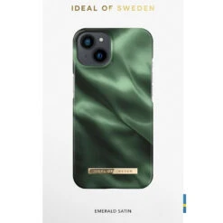 IDeal Of Sweden - IPhone 13 Mini Coque Emerald Satin -Mobilemania Magasin ideal of sweden iphone 13 mini coque emerald satin 5