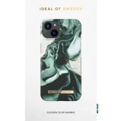 IDeal Of Sweden - IPhone 13 Mini Coque Golden Olive Marble -Mobilemania Magasin ideal of sweden iphone 13 mini coque golden olive marble 5