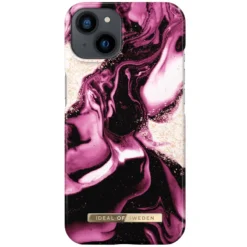 IDeal Of Sweden - IPhone 13 Mini Coque Golden Ruby Marble