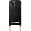 IDeal Of Sweden - IPhone 13 Mini Coque Jet Black Croco -Mobilemania Magasin ideal of sweden iphone 13 mini coque jet black croco