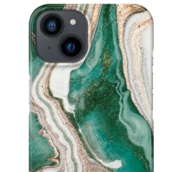 IDeal Of Sweden - IPhone 13 Mini Golden Jade Marble -Mobilemania Magasin ideal of sweden iphone 13 mini golden jade marble 3