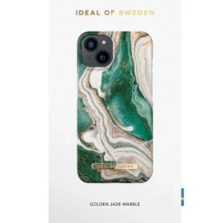 IDeal Of Sweden - IPhone 13 Mini Golden Jade Marble -Mobilemania Magasin ideal of sweden iphone 13 mini golden jade marble 5