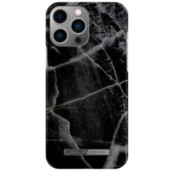 IDeal Of Sweden - IPhone 13 PRO Coque Black Thunder Marble