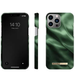 IDeal Of Sweden - IPhone 13 PRO Coque Emerald Satin -Mobilemania Magasin ideal of sweden iphone 13 pro coque emerald satin 2