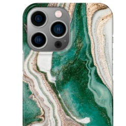 IDeal Of Sweden - IPhone 13 PRO Coque Golden Jade Marble -Mobilemania Magasin ideal of sweden iphone 13 pro coque golden jade marble 3