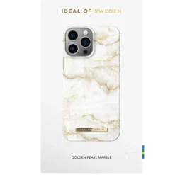 IDeal Of Sweden - IPhone 13 PRO Coque Golden Pearl Marble -Mobilemania Magasin ideal of sweden iphone 13 pro coque golden pearl marble 5