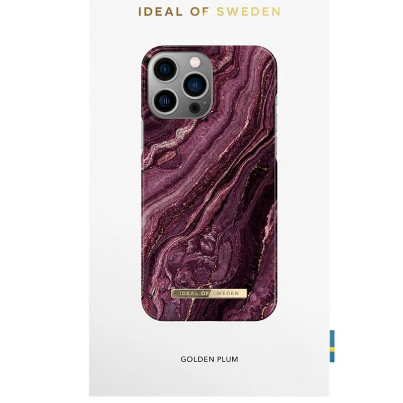 IDeal Of Sweden - IPhone 13 PRO Coque Golden Plum Marble 8 IDeal Of Sweden - IPhone 13 PRO Coque Golden Plum Marble – Image 6