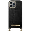 IDeal Of Sweden - IPhone 13 PRO Coque Jet Black Croco -Mobilemania Magasin ideal of sweden iphone 13 pro coque jet black croco