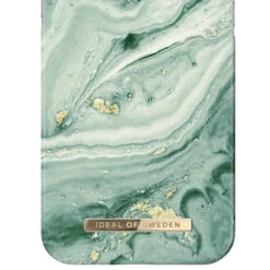 IDeal Of Sweden - IPhone 13 PRO Coque Mint Swirl Marble -Mobilemania Magasin ideal of sweden iphone 13 pro coque mint swirl marble 4