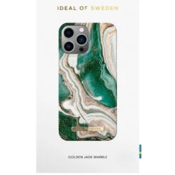 IDeal Of Sweden - IPhone 13 PRO MAX Coque Golden Jade Marble -Mobilemania Magasin ideal of sweden iphone 13 pro max coque golden jade marble 5