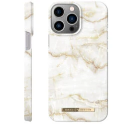 IDeal Of Sweden - IPhone 13 PRO MAX Coque Golden Pearl Marble -Mobilemania Magasin ideal of sweden iphone 13 pro max coque golden pearl marble 1