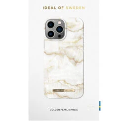 IDeal Of Sweden - IPhone 13 PRO MAX Coque Golden Pearl Marble -Mobilemania Magasin ideal of sweden iphone 13 pro max coque golden pearl marble 5