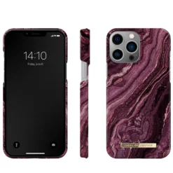 IDeal Of Sweden - IPhone 13 PRO MAX Coque Golden Plum Marble -Mobilemania Magasin ideal of sweden iphone 13 pro max coque golden plum marble 2