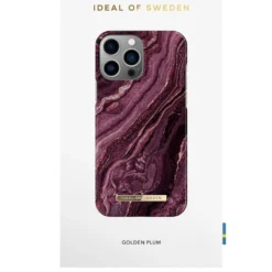 IDeal Of Sweden - IPhone 13 PRO MAX Coque Golden Plum Marble -Mobilemania Magasin ideal of sweden iphone 13 pro max coque golden plum marble 5