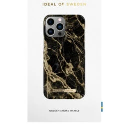 IDeal Of Sweden - IPhone 13 PRO MAX Coque Golden Smoke Marble -Mobilemania Magasin ideal of sweden iphone 13 pro max coque golden smoke marble 5