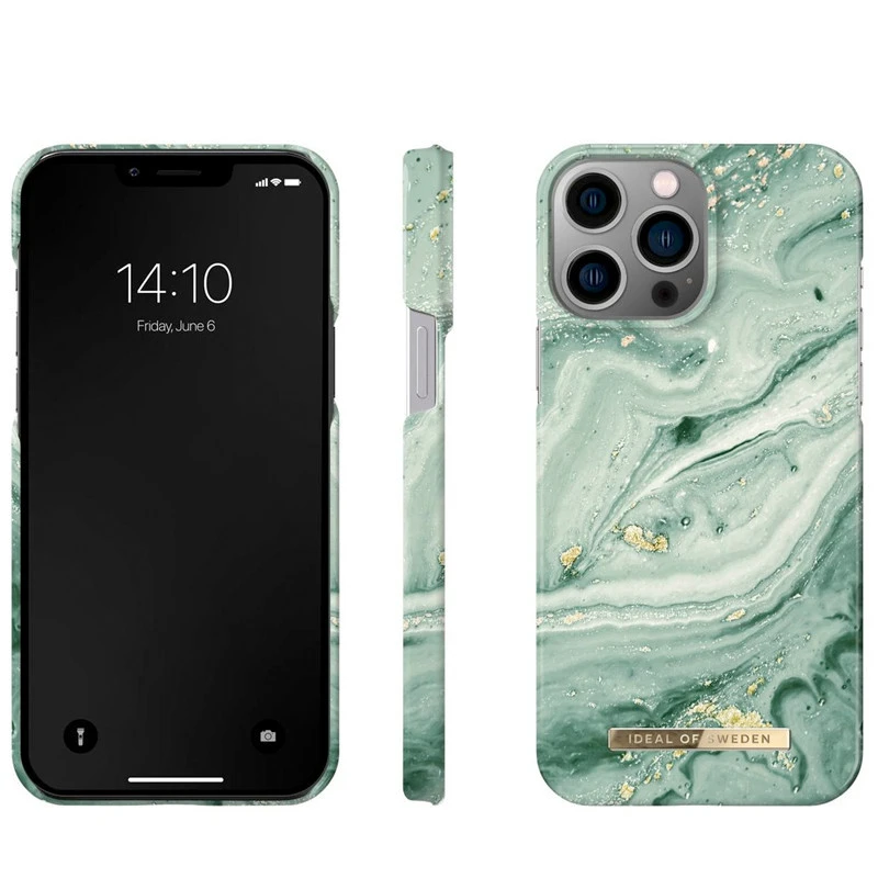 IDeal Of Sweden - IPhone 13 PRO MAX Coque Mint Swirl Marble 5 IDeal Of Sweden - IPhone 13 PRO MAX Coque Mint Swirl Marble – Image 3