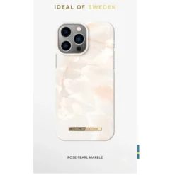 IDeal Of Sweden - IPhone 13 PRO MAX Coque Rose Pearl Marble -Mobilemania Magasin ideal of sweden iphone 13 pro max coque rose pearl marble 5