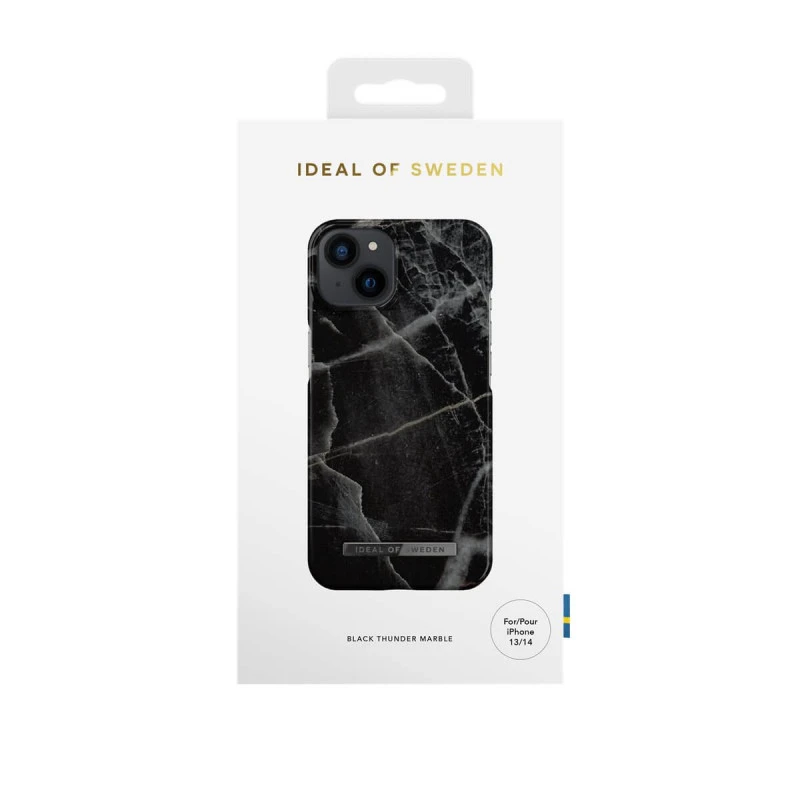IDeal Of Sweden - IPhone 14 Coque Black Thunder Marble 5 IDeal Of Sweden - IPhone 14 Coque Black Thunder Marble – Image 3