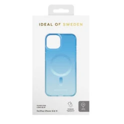IDeal Of Sweden - IPhone 14 Coque Clear Case MagSafe Light Blue -Mobilemania Magasin ideal of sweden iphone 14 coque clear case magsafe light blue 3