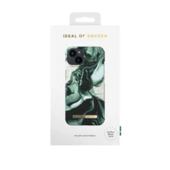 IDeal Of Sweden - IPhone 14 Coque Golden Olive Marble -Mobilemania Magasin ideal of sweden iphone 14 coque golden olive marble 5