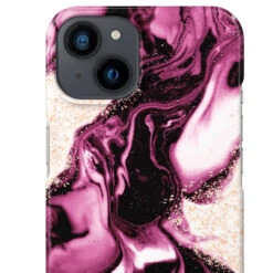 IDeal Of Sweden - IPhone 14 Coque Golden Ruby Marble -Mobilemania Magasin ideal of sweden iphone 14 coque golden ruby marble 3