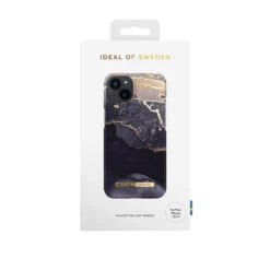 IDeal Of Sweden - IPhone 14 Coque Golden Twilight Marble -Mobilemania Magasin ideal of sweden iphone 14 coque golden twilight marble 5