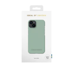 IDeal Of Sweden - IPhone 14 Coque SEAMLESS Sage Green -Mobilemania Magasin ideal of sweden iphone 14 coque seamless sage green 2