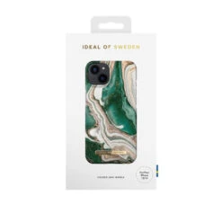 IDeal Of Sweden - IPhone 14 Golden Jade Marble -Mobilemania Magasin ideal of sweden iphone 14 golden jade marble 1