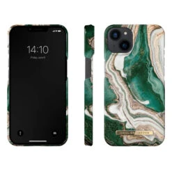 IDeal Of Sweden - IPhone 14 Golden Jade Marble -Mobilemania Magasin ideal of sweden iphone 14 golden jade marble 2