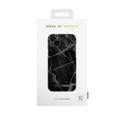 IDeal Of Sweden - IPhone 14 Plus Coque Black Thunder Marble -Mobilemania Magasin ideal of sweden iphone 14 plus coque black thunder marble 2