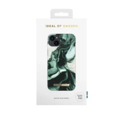IDeal Of Sweden - IPhone 14 Plus Coque Golden Olive Marble -Mobilemania Magasin ideal of sweden iphone 14 plus coque golden olive marble 5