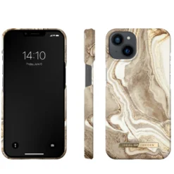 IDeal Of Sweden - IPhone 14 Plus Coque Golden Sand Marble -Mobilemania Magasin ideal of sweden iphone 14 plus coque golden sand marble 2
