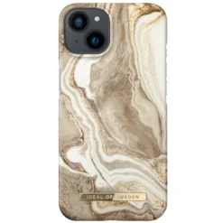 IDeal Of Sweden - IPhone 14 Plus Coque Golden Sand Marble