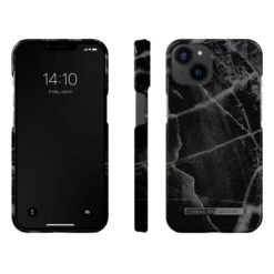 IDeal Of Sweden - IPhone 14 Plus Coque MagSafe Black Thunder Marble -Mobilemania Magasin ideal of sweden iphone 14 plus coque magsafe black thunder marble 1