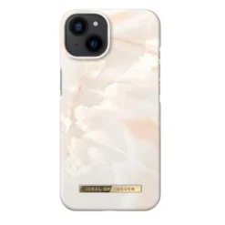 IDeal Of Sweden - IPhone 14 Plus Coque Rose Pearl Marble