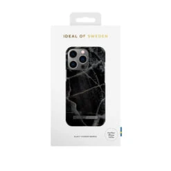 IDeal Of Sweden - IPhone 14 PRO Coque Black Thunder Marble -Mobilemania Magasin ideal of sweden iphone 14 pro coque black thunder marble 2