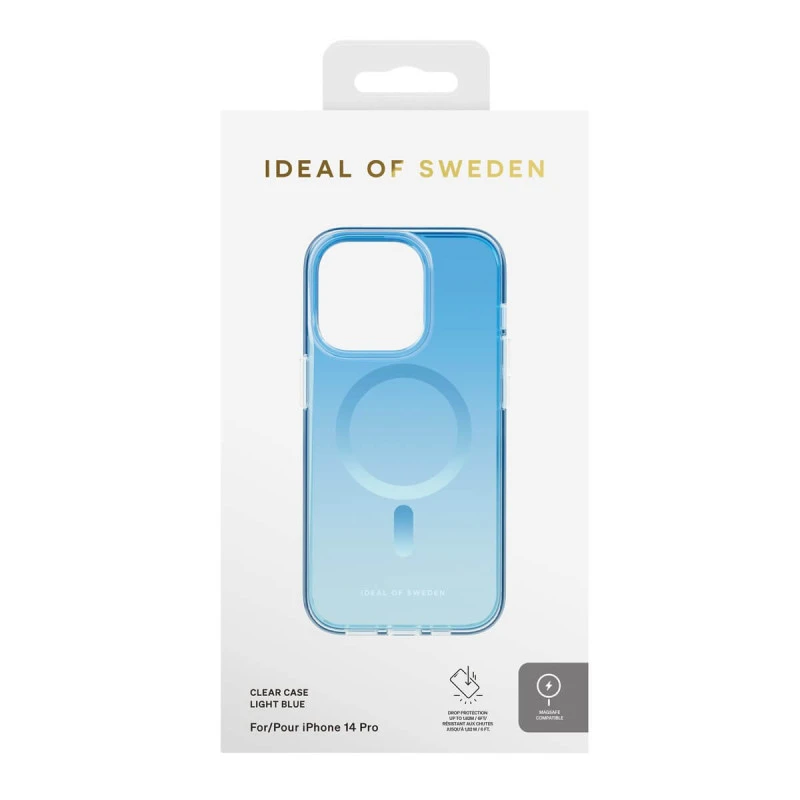 IDeal Of Sweden - IPhone 14 PRO Coque Clear Case MagSafe Light Blue 6 IDeal Of Sweden - IPhone 14 PRO Coque Clear Case MagSafe Light Blue – Image 4